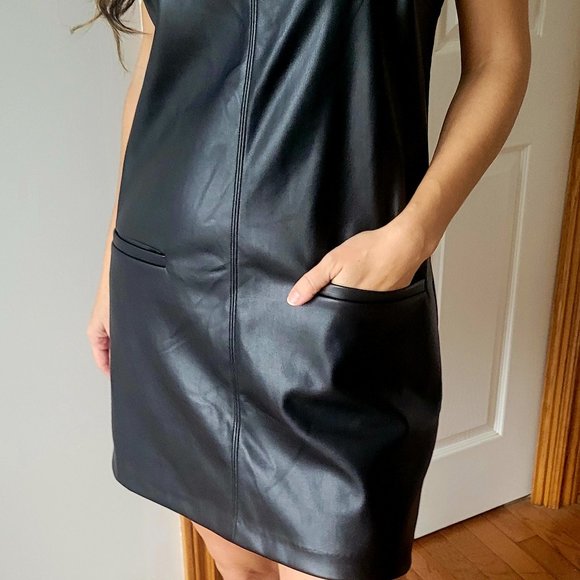 Abercrombie and Fitch leather dress - Picture 1 of 4